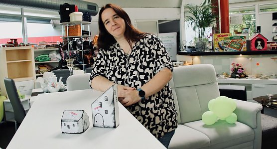 Isabell Blume hatt Anfang des Monats in Nordhausen ihr "Sozialkaufhaus" er&ouml;ffnet (Foto: agl)