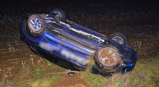 Das Unfallfahrzeug (Foto: S.Dietzel) Das Unfallfahrzeug (Foto: S.Dietzel)