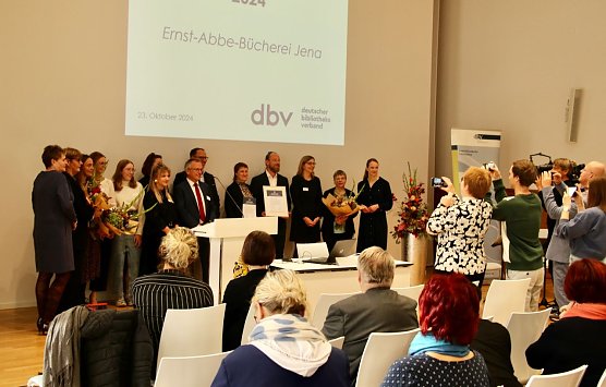 Verleihung des 29. Thüringer Bibliothekspreises (Foto: agl) Verleihung des 29. Thüringer Bibliothekspreises (Foto: agl)