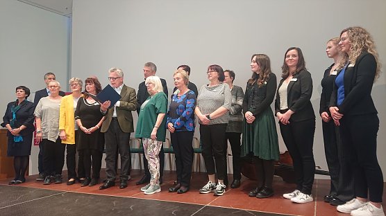 Ein Erfolg mit vielen V&auml;tern und M&uuml;ttern - die Nordh&auml;user Stadtbibliothek wurde heute als Bibliothek des Jahres 2024 ausgezeichnet (Foto: agl)