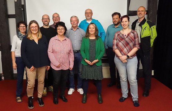 Von links: Organisatorin Sabine Schr&ouml;der, Katrin Eisfeld, J&ouml;rg Neubauer, Ulrich Ebert, Susann Schr&ouml;dter, D. Wolfgang Heinig, Dirk Freudenberg,Stefanie Tautz, Prof. Dr. Ansgar Malich, Marie.Kathrin Haase und Gerd Thomsen. (Foto: nnz)