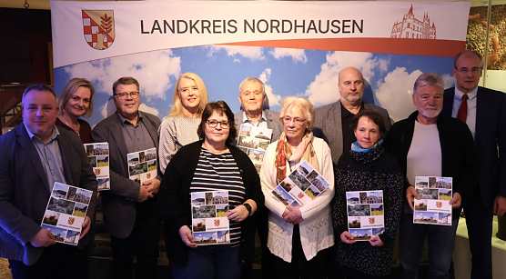 Der Landkreis hat heute die Th&uuml;ringer Ehrenamtscard an verdiente Einwohner der Region verliehen (Foto: Pressestelle Landratsamt)