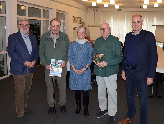 Der langj&auml;hrige Seniorenbeauftragte des Landkreises Nordhausen Rainer Linsel wurde heute feierlich im IFA-Museum aus seinem Amt verabschiedet. (Foto: Pressestelle Landratsamt)