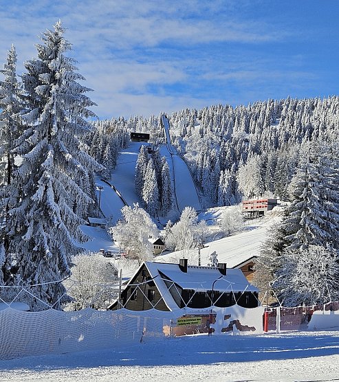 Schneelandschaft im Oberwiesenthal (Foto: Susanne Friedemann)