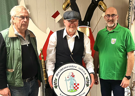 Der neue Bleicher&ouml;der Stadtmeister Peter Paul Wojczyk  (Foto: Sch&uuml;tzenkompanie 1756 Bleicherode)