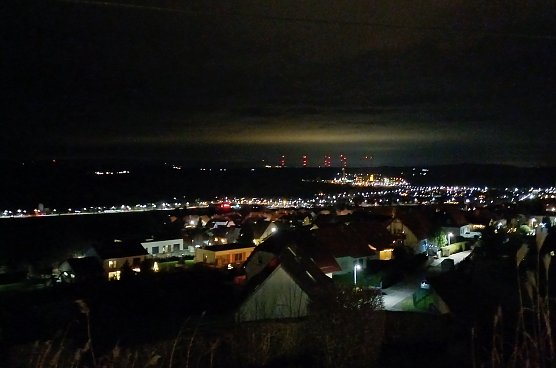 MOmentaufnahme aus Bleicherode in der Nacht (Foto: Dorina Landrock)