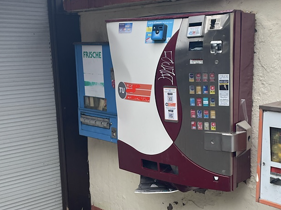 Gesprengter Automat im Zuckerweg (Foto: LPI)