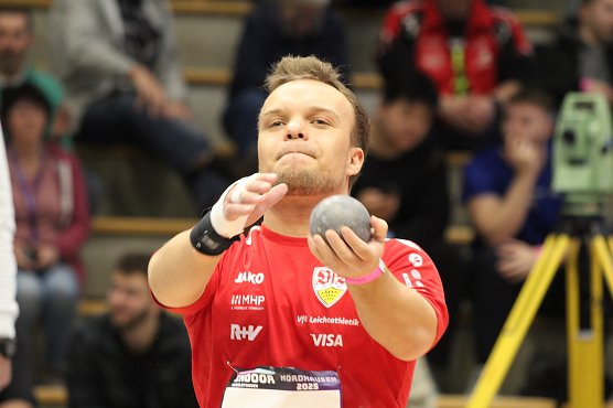 Para-Athlet Niko Kappel ist in Nordhausen Wiederholungst&auml;ter. In diesem Jahr gelang ihm eine Weite von 12,91 Meter und somit der 1. Platz (Foto: Eva Maria Wiegand)