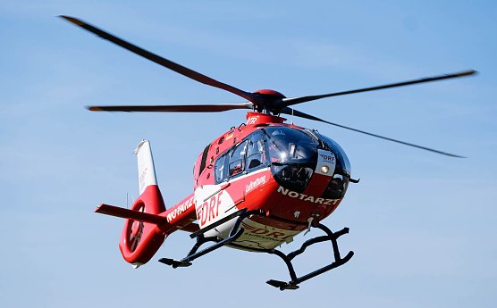 Rettungshubschrauber im Einsatz (Foto: Maike Gloeckner) Rettungshubschrauber im Einsatz (Foto: Maike Gloeckner)
