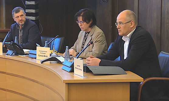 Richtig fr&ouml;hlich wurd ein heutige Kreistagssitzung am Faschingsdienstag nicht (Foto: oas)