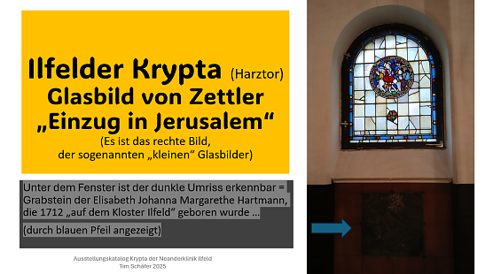 Ilfelder Glasfenster "Einzug in Jerusalem" (Foto: Tim Sch&auml;fer)