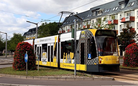 Die Fahrpreise der Nordh&auml;user Stra&szlig;enbahn steigen zum 1. April (Foto: Verkehrsbetriebe Nordhausen)