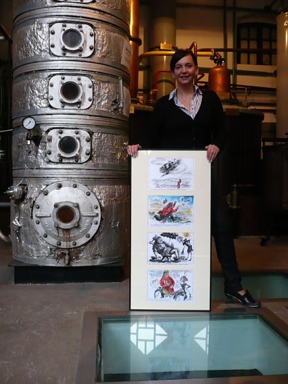 Auktionsobjekt in der Traditionsbrennerei (Foto: Gabriele Gutscher) Auktionsobjekt in der Traditionsbrennerei (Foto: Gabriele Gutscher)