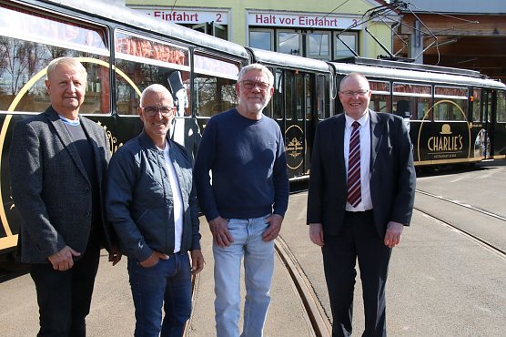 v.l.: Norbert Grahl, Axel Heck, Axel Schuhmann, Thorsten Schwarz (Foto: agl)