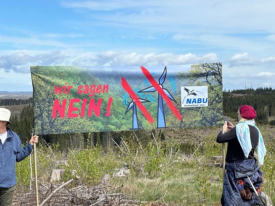 B&uuml;rger gegen Windkraft im Wald (Foto: privat)