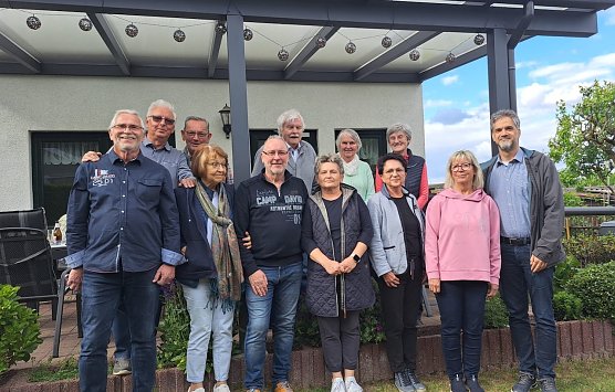 Der Freundeskreis traf sich (Foto: Hans-Leopold Holzapfel) Der Freundeskreis traf sich (Foto: Hans-Leopold Holzapfel)
