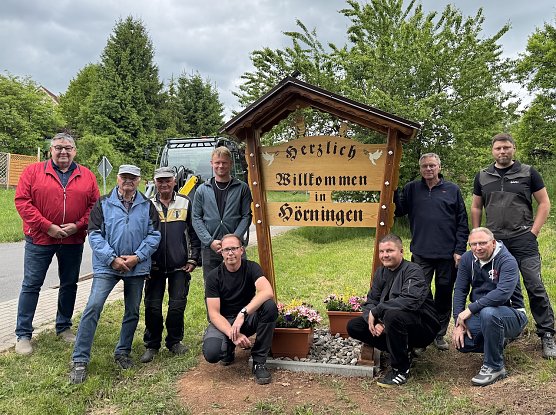 Neue Willkommensschilder in H&ouml;rningen (Foto: Stadtverwaltung Nordhausen)