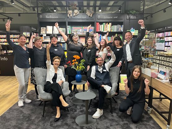 Neustart in der Marktpassage - das alte Buchhaus Rose ist nun Teil der gr&ouml;&szlig;ten Buchhandlung in Nordth&uuml;ringen (Foto: Thalia)