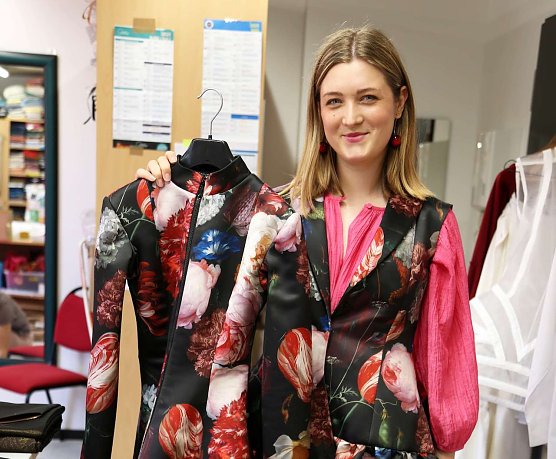 Die Ausstatterin Emma Gaudiano (Foto: R.Liedtke) Die Ausstatterin Emma Gaudiano (Foto: R.Liedtke)