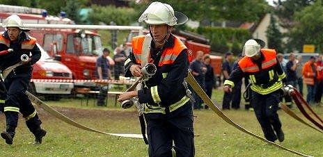 L&ouml;schangriff (Foto: wf)