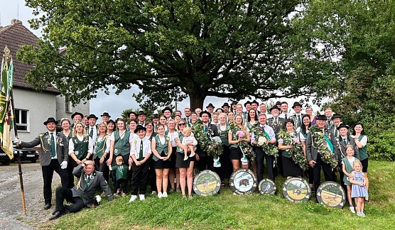 Die Appenr&ouml;der Sch&uuml;tzen laden am Wochenende zur gro&szlig;en Fete (Foto: Florian F. Hans )