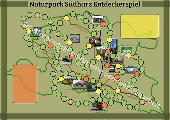 Entdeckerspiel für den Naturpark Südharz (Foto: Frank Tuschy) Entdeckerspiel für den Naturpark Südharz (Foto: Frank Tuschy)
