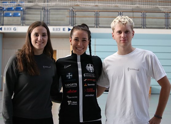 Ein unvergessliches Erlebnis f&uuml;r die jungen Nordh&auml;user Fechter (Foto: Susanne Nikoleizig)