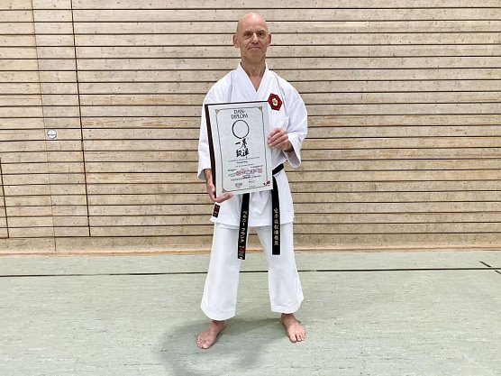 Frank Pelny hat den 8. Dan im Karate erreicht (Foto: Karate Do Kwai)