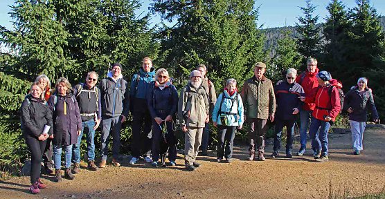 Harzklub-Wanderfreunde auf dem Brocken (Foto: Harzklub)