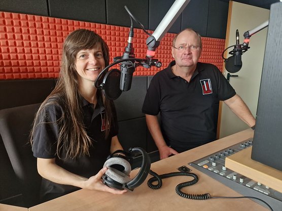 Die Zwei vom Sender - Auguste Sandner und Peter Jentsch (Foto: agl)