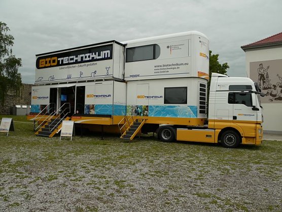 Der Erlebnistruck des BIOTechnikum (Foto: Angelo Glashagel) Der Erlebnistruck des BIOTechnikum (Foto: Angelo Glashagel)