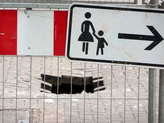 Ein neuer Erdfall? (Foto: nnz)