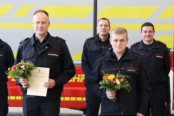 Neue Feuerwehrleute für Nordhausen (Foto: psv) Neue Feuerwehrleute für Nordhausen (Foto: psv)