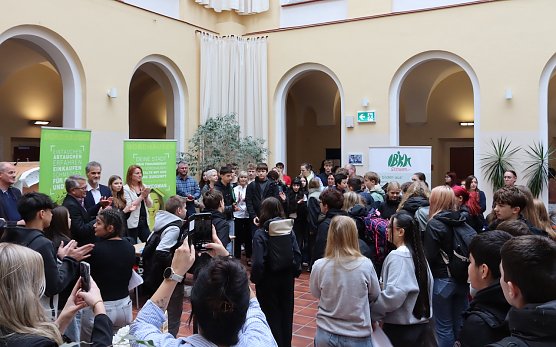 Berufsmesse in der Petersbergschule (Foto: Stadtverwaltung Nordhausen) Berufsmesse in der Petersbergschule (Foto: Stadtverwaltung Nordhausen)
