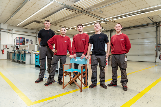 Azubis bei Maxmiator (Foto: Maximator)