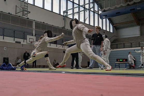 Fechtwochenende in der Wiedigsburghalle (Foto: S.Nikoleizig)