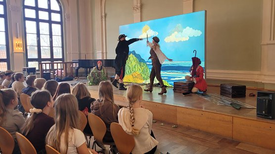 Das White Horse Theatre war wieder zu Gast am Humboldt-Gymnasium (Foto: Humboldt-Gymnasium)