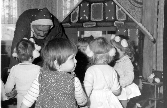 Die Krippe im Domschl&ouml;sschen 1981 (Foto: Domschl&ouml;sschen)