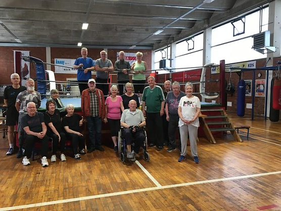 Auch im hohen Alter noch gerne im Ring - die Senioren-Boxer des NSV (Foto: K. Batke)