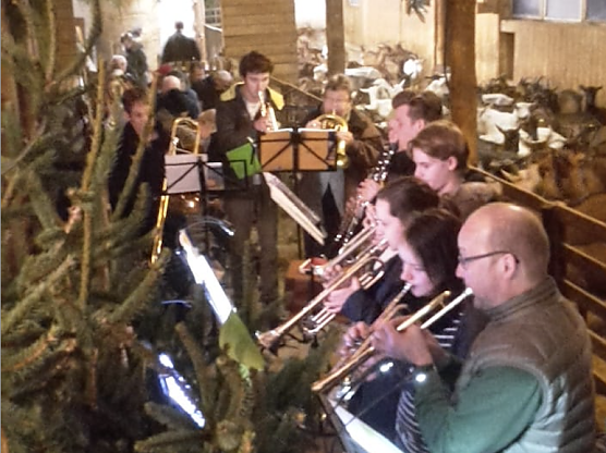 Advent bei den Ziegen (Foto: Christine Heimrich) Advent bei den Ziegen (Foto: Christine Heimrich)