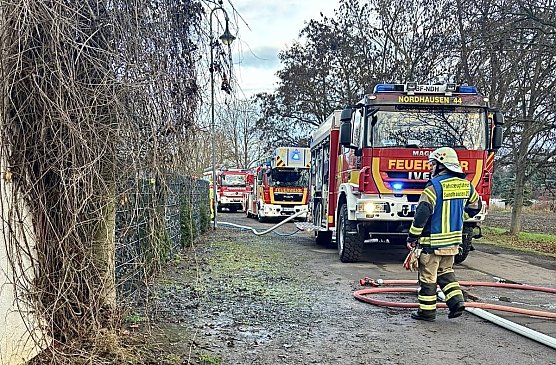 Brand in Bielen (Foto: privat/Feuerwehr)