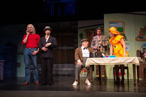 Das Theater Rudolstadt bringt die Olsenbande auf die B&uuml;hne (Foto: Frederike L&uuml;dde)