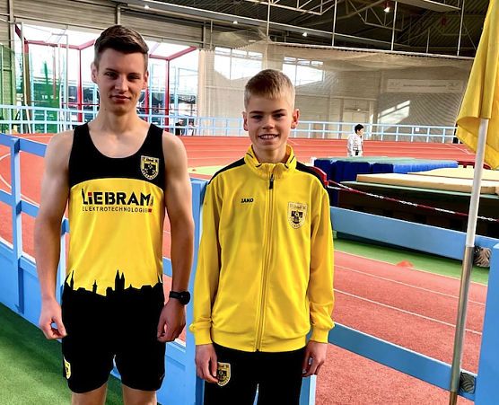 Konstantin Schubert und Timon Rotter in Erfurt (Foto: LV Altstadt '98 Nordhausen)