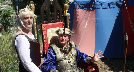Hannelore und Wolfgang M&uuml;ller, in Nordhausen besser bekannt als Heinrich und Mathilde (Foto: Angelo Glashagel)