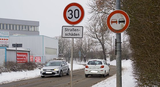 Auf der Erfurter Stra&szlig;e gilt jetzt Tempo 30.  (Foto: ssc)