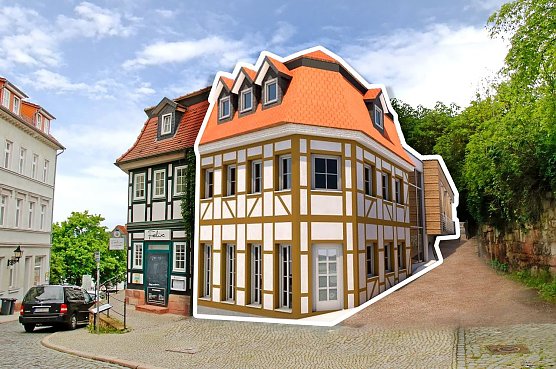 Der ursprüngliche Entwurf wurde verworfen. (Foto: Visualisierung: Landratsamt Nordhausen) Der ursprüngliche Entwurf wurde verworfen. (Foto: Visualisierung: Landratsamt Nordhausen)