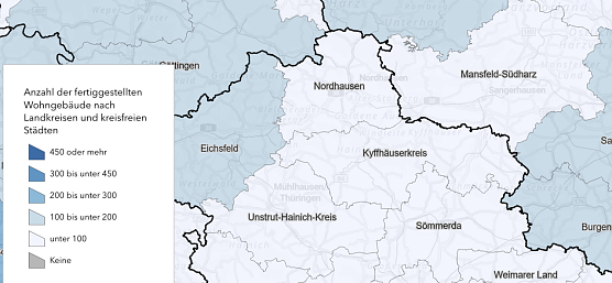 Auszug aus dem digitalen Bauatlas f&uuml;r Deutschland (Foto: Statistische &Auml;mter des Bundes und der L&auml;nder)
