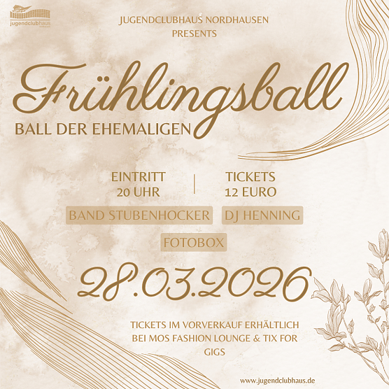 Logo Fr&uuml;hlingsball 2026 (Foto: Jugendclubhaus)