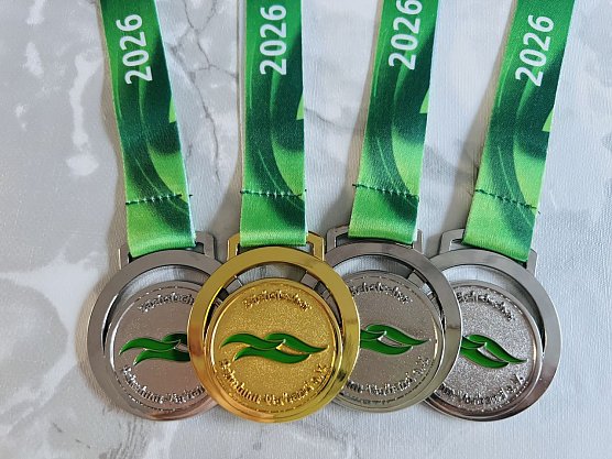 Vier Medaillen holte Frida Flagmeyer bei den Offenen  S&auml;chsischen Landesmeisterschaften in Leipzig (Foto: T. Flagmeyer)