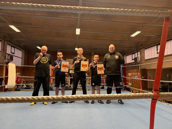 Der Nachwuchs der NSV Boxer war beim Wettkampf in M&uuml;hlhausen erfolgreich  (Foto: NSV)
